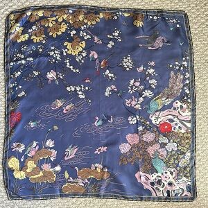 Rare Vintage Liberty of London 100% Silk Scarf UK collector item